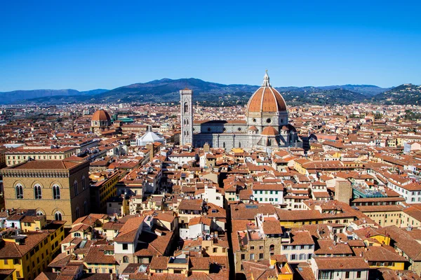 Florens Panorama i Toscana, Italien — Stockfoto
