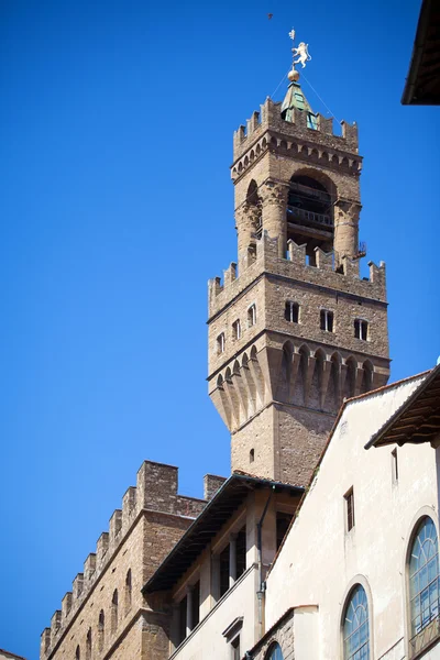 Palazzo Vecchio in Florencja, Włochy — Zdjęcie stockowe