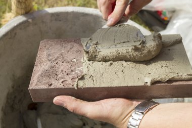 Kaldırım döşeme yaratma süreci 