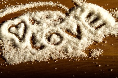 şeker kalp ve sevgi mektupların