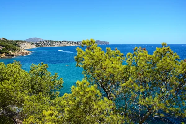 Espanha costa em Benissa . — Fotografia de Stock