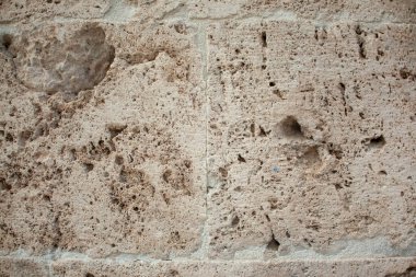 . Arkaplan ya da doku olarak taş duvar.