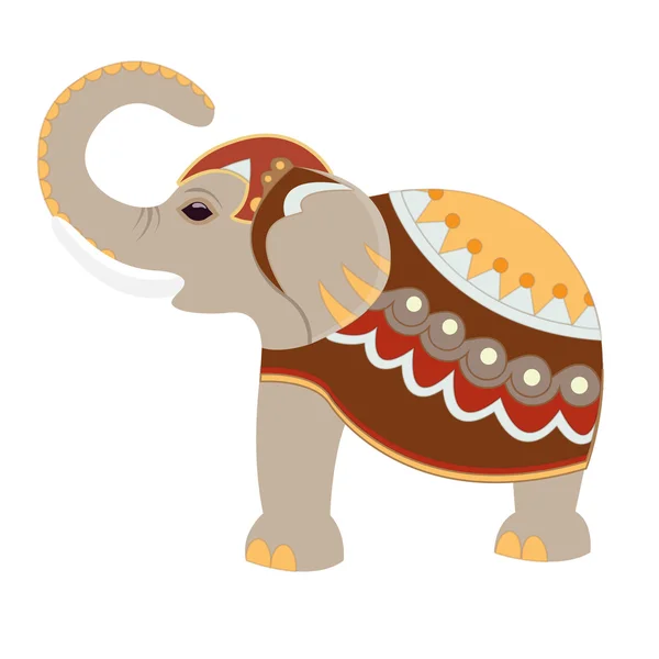 인도 코끼리 — 스톡 벡터