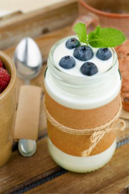 Yaban mersini ile süt tatlısı