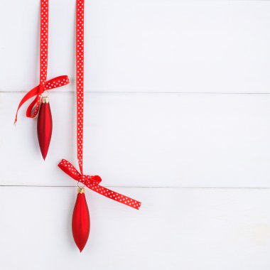 Ahşap Noel arka plan Christmas dekorasyon ile