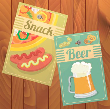 Bira ve Snack.