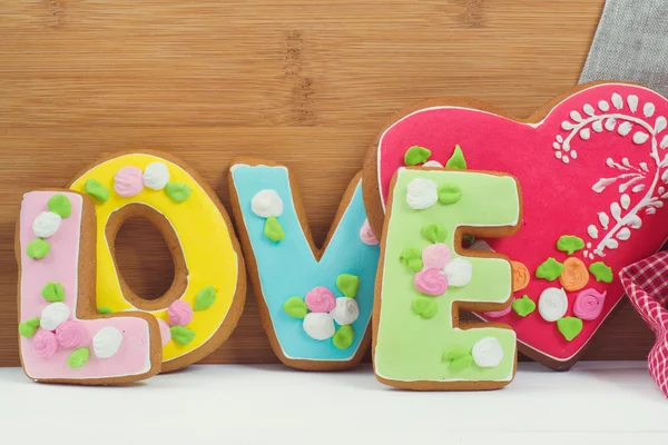 Galletas de jengibre amor — Foto de Stock