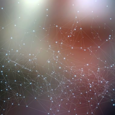 Soyut çokgen örgü uzay fütüristik arka plan. Dijital teknoloji tarzı. İş sunumları veya hediye kartları için boş. Vektör Eps 10