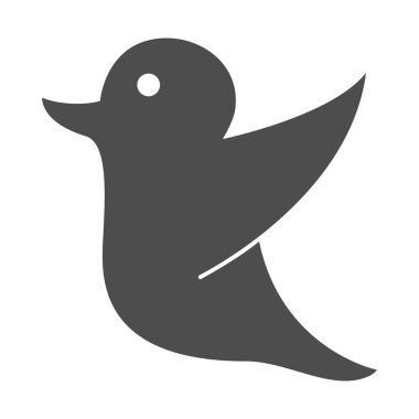 sosyal medya etiketi için elinde bir kuş çizimi