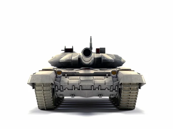 t-90 ana muharebe tankı, beyaz zemin üzerine izole