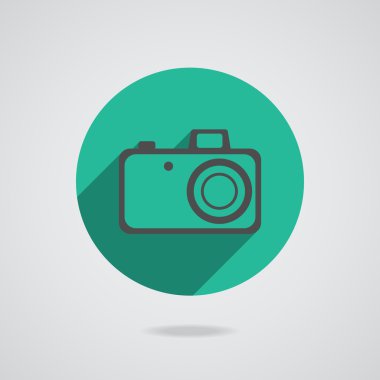 web tasarımı için öğe. fotoğraf makinesi. vektör