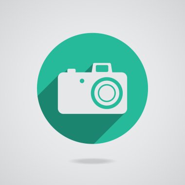 web tasarımı için öğe. fotoğraf makinesi. vektör