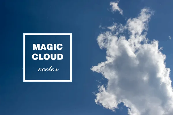 Banner cloud astratto vettoriale . — Vettoriale Stock