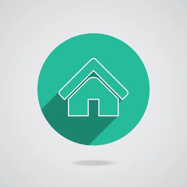 Dům nemovitostí abstraktní krajiny logo šablonu návrhu. Realitní téma ikona. — Stockový vektor