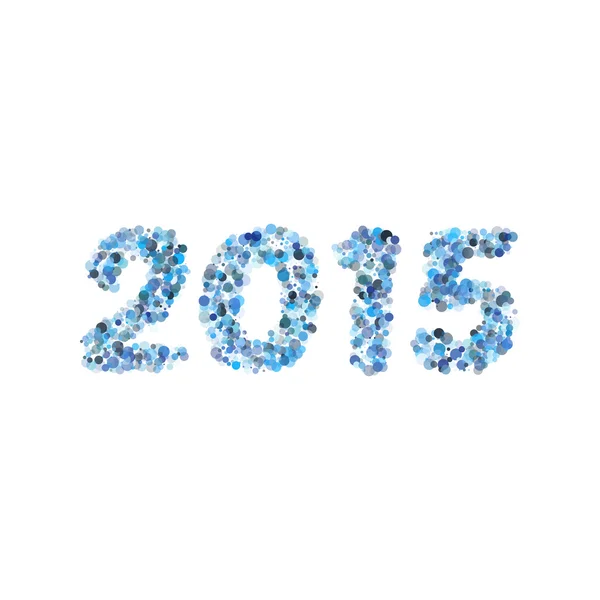 Design des neuen Jahres 2015 — Stockvektor