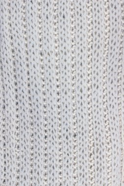 Beyaz desenli örgü