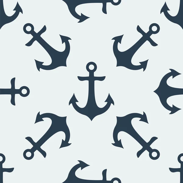 Nautical Anchor pattern — Stock Vector