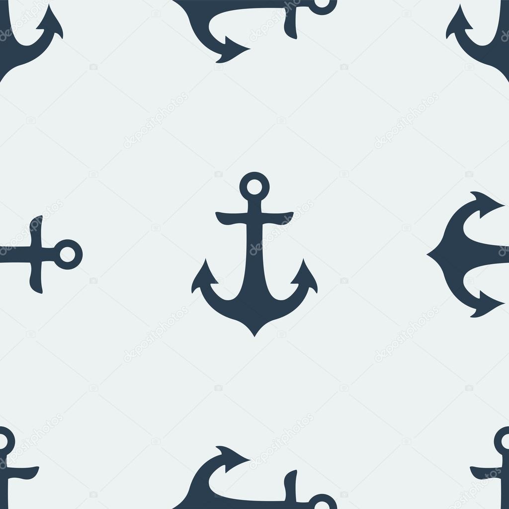 Nautical Anchor pattern