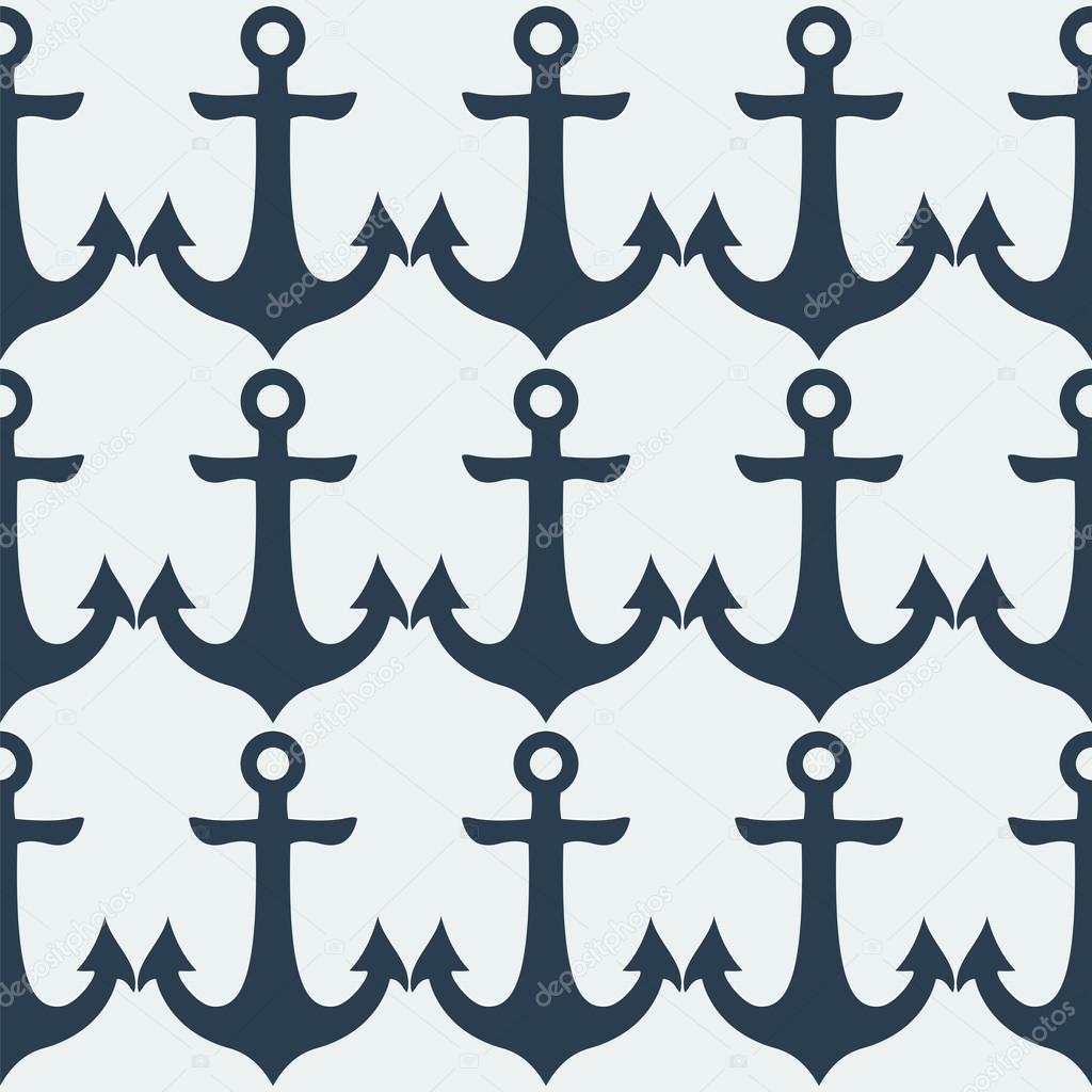 Nautical Anchor pattern