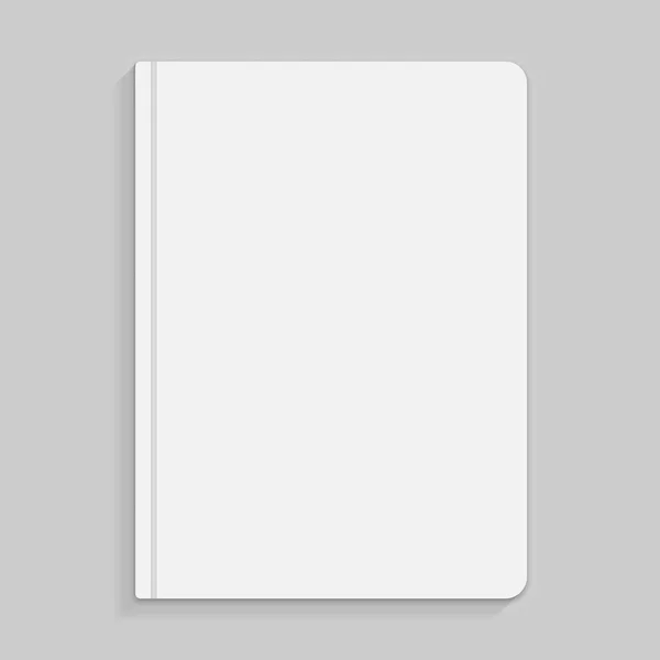 Copybook branco realista — Fotografia de Stock