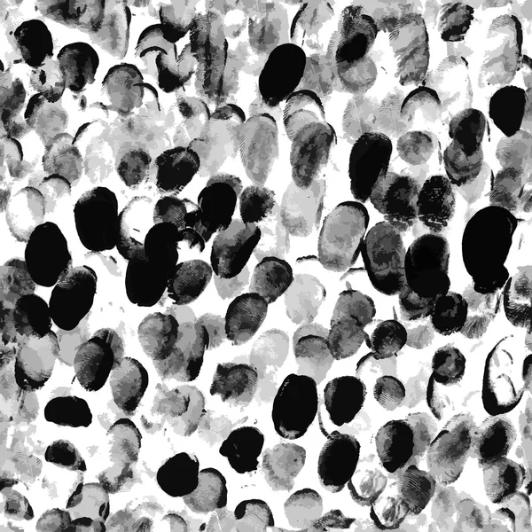 Sömlös grunge fingerprint bakgrund. Abstrakt struktur. Vektor — Stock vektor