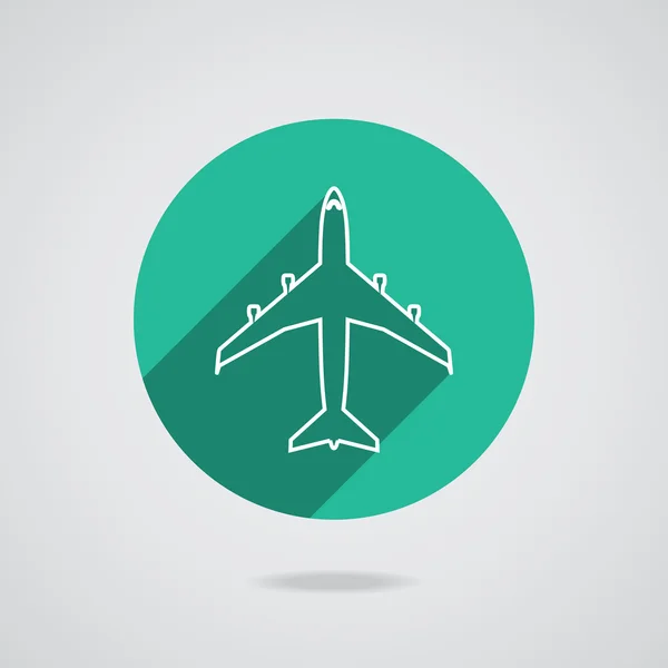Icone degli aerei — Vettoriale Stock