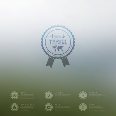 Web ve mobil arayüzü şablonu.