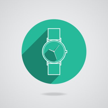 Uzun gölgeli Kol Saati simgesi