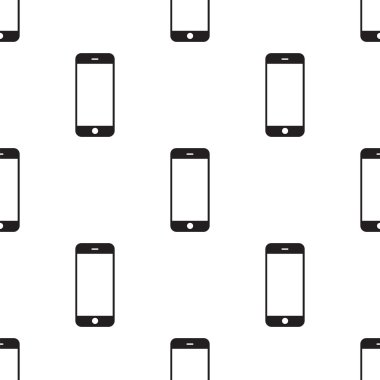 Modern siyah dokunmatik cep telefonu.