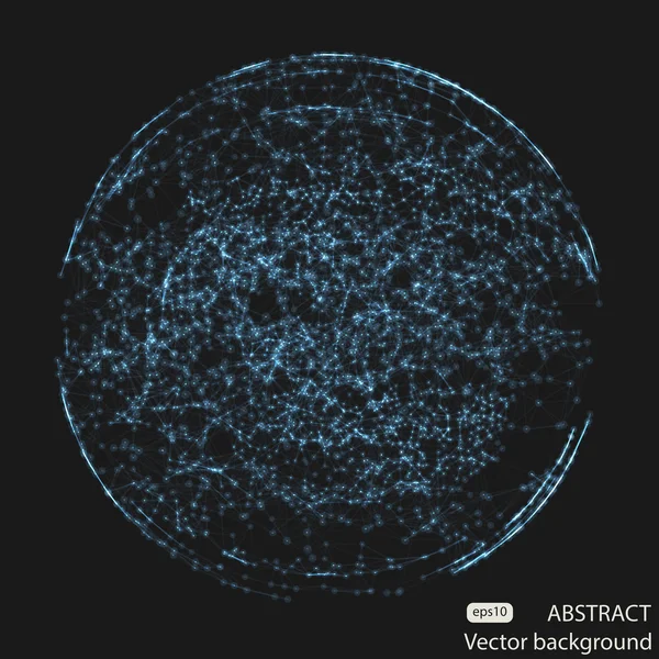 Fundo de malha abstrata — Vetor de Stock