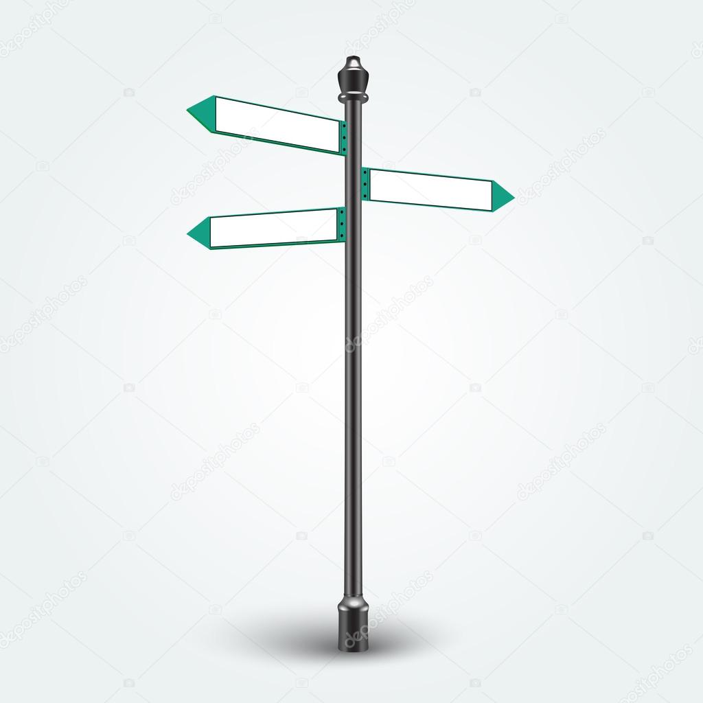 Blank Direction arrows signs