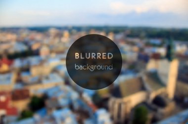 Blurred and defocused top view clipart