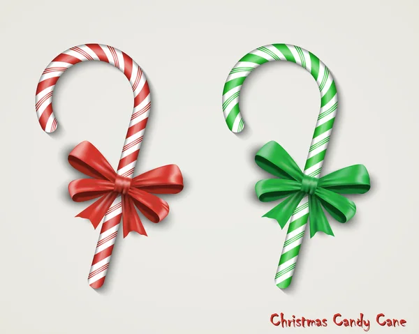 Bastones de caramelo de Navidad — Vector de stock