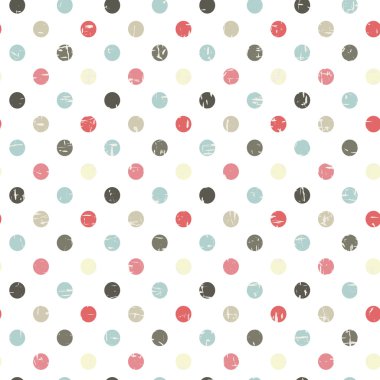 Retro pürüzsüz desen