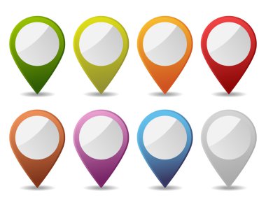 harita işaretçiler