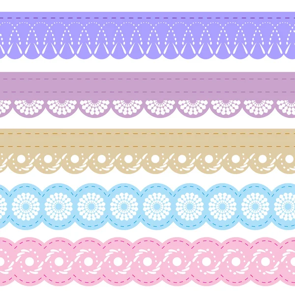 Lacets pour scrapbook — Image vectorielle