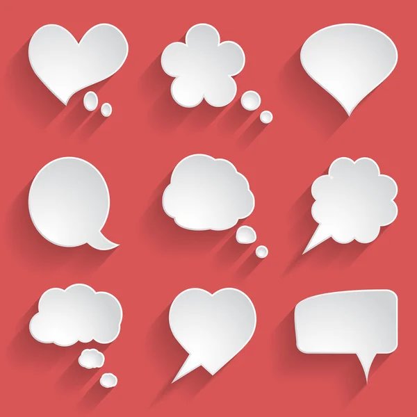 Speech bubbles — Stock Vector