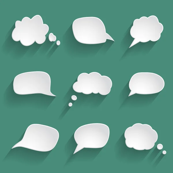 Speech bubbles — Stock Vector