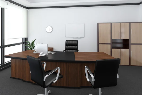 3D Interior rendering of an office — Stock Photo, Image