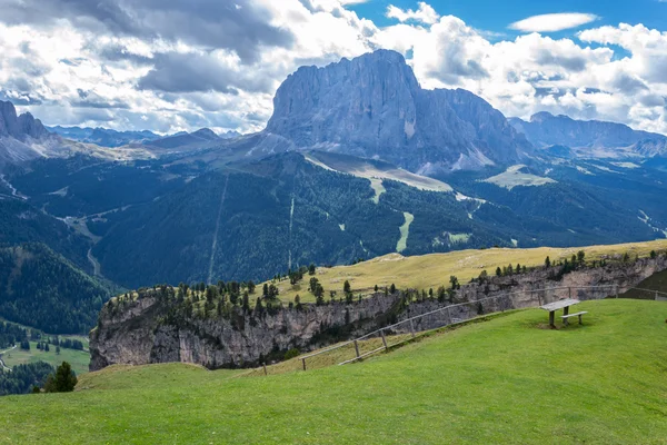 Alpi italiane in Val Gardena, Selva in Val Gardena — Foto Stock