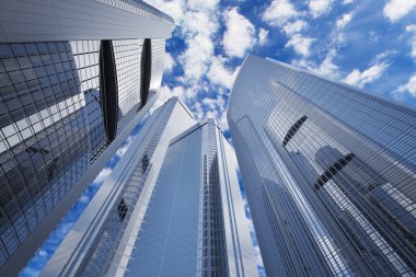 Dış bir render bazı gökdelenlerin düşük görünümü