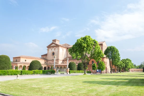 Certosa Ferrara, starożytny cmentarz miasta — Zdjęcie stockowe