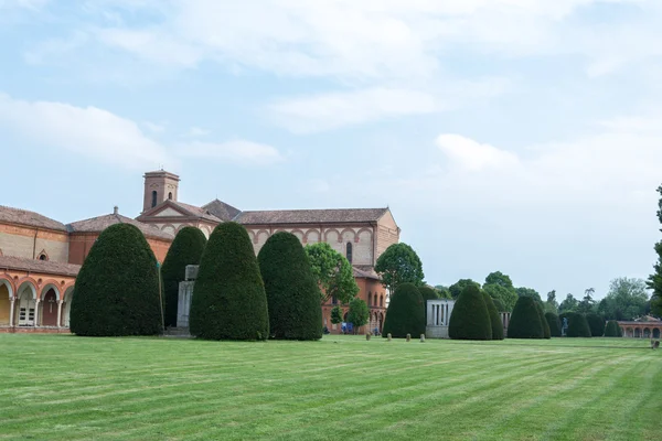 Certosa Ferrara, starożytny cmentarz miasta — Zdjęcie stockowe