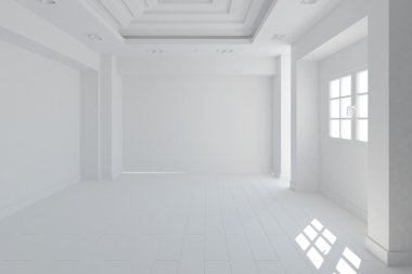 3D iç işleme modern bir mutfak