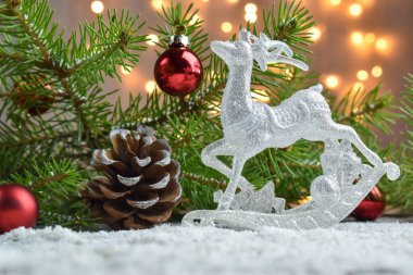 Noel dekoru. Noel süslemeleri.