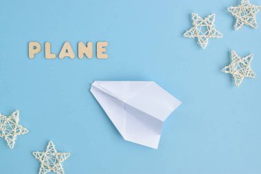 DIY airplane made of paper. Step-by-step Instructions.