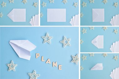 DIY. Kağıttan yapılmış ev yapımı bir uçak. Adım adım talimatlar. Üst Manzara. Kağıttan yapılmış DIY uçağı. Adım adım Talimatlar.