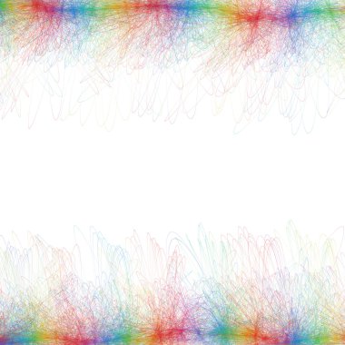 Soyut renkli çerçeve