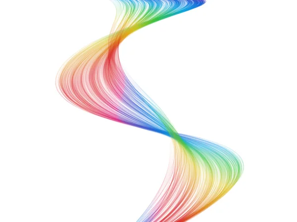 Uma onda de cor de espectro — Fotografia de Stock