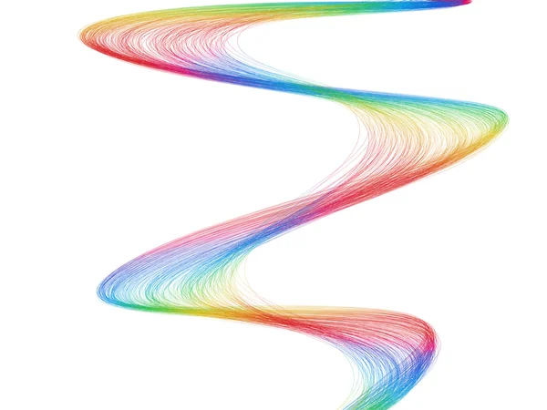 Одна цветовая волна — стоковое фото